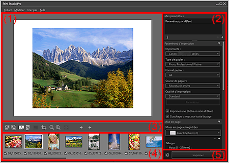 figure&nbsp;: écran principal