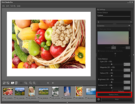 sagging Minimer Monument Canon : PIXMA Manuals : Print Studio Pro : Adjusting the Color Balance by  Looking at Patterns (Print Studio Pro)