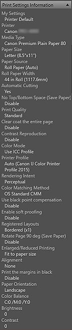 Abbildung: Informationsbereich