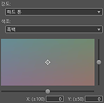 그림: 흑백 색조 조절 공간