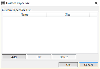 Imagen: Cuadro de diálogo Tamaño de papel personalizado