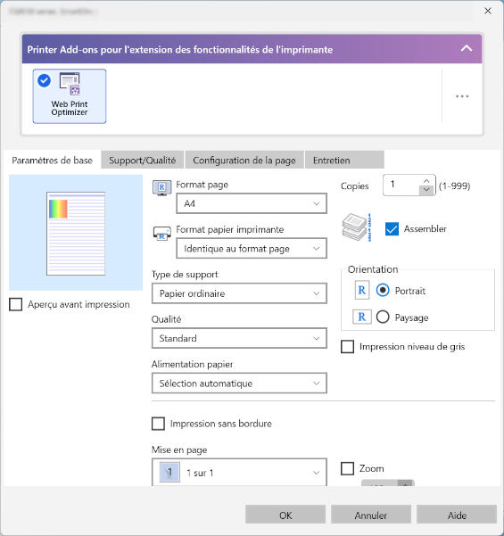 figure :Modules complémentaires pour imprimantes