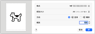 插图：页面设置对话框
