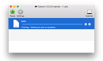 figure:Printing status screen