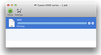 figure:Printing status screen