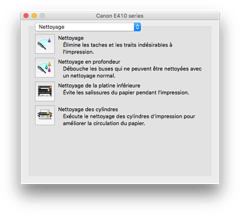 figure&nbsp;: Canon IJ Printer Utility