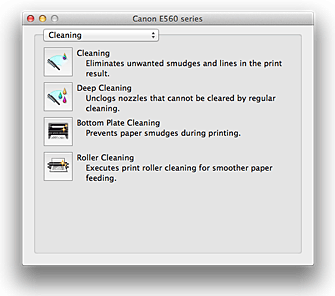 figure:Canon IJ Printer Utility