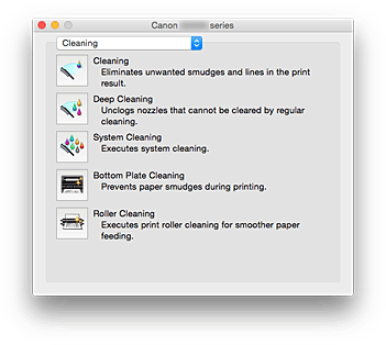 figure : Canon IJ Printer Utility