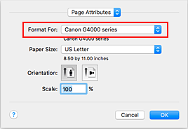 الشكل: تنسيق لخصائص الصفحة في مربع الحوار إعداد الصفحة