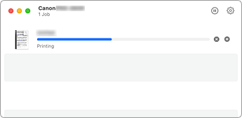 figura:Tela Status de impressão