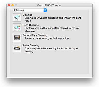 figure:Canon IJ Printer Utility