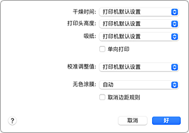 插图：打印对话框中的&ldquo;纸张详细设置&rdquo;