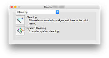Abbildung: Canon IJ Printer Utility