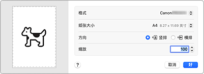 插图：页面设置对话框