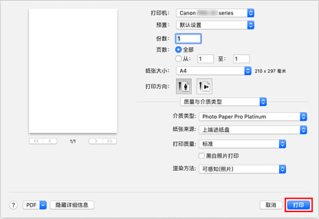 插图：“打印”对话框中的“打印”