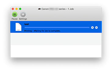 figur: Fönstret Utskriftsstatus