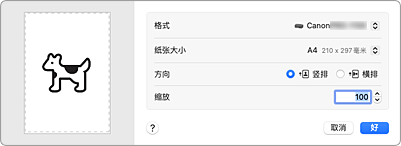 插图：页面设置对话框