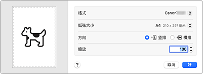 插图：页面设置对话框