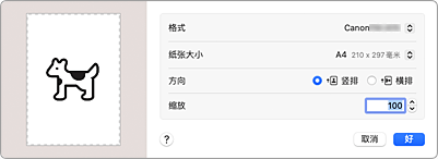 插图：页面设置对话框