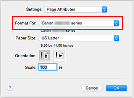 الشكل: تنسيق لخصائص الصفحة في مربع الحوار إعداد الصفحة
