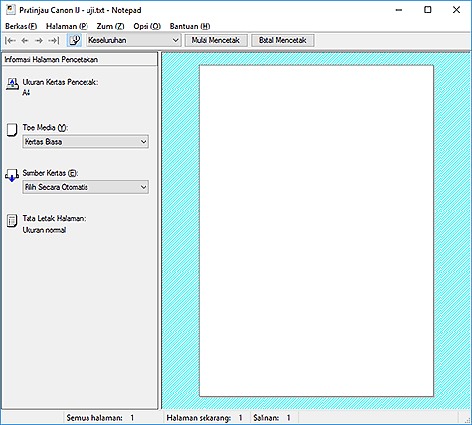 gambar: Pratinjau Canon IJ