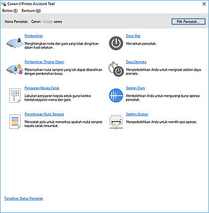 gambar: Canon IJ Printer Assistant Tool