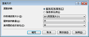 插圖：[圖案列印]對話方塊