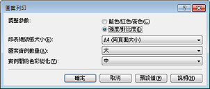 插圖：[圖案列印]對話方塊