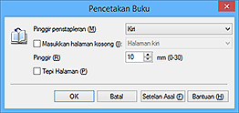 gambar: Kotak dialog Pencetakan Buku