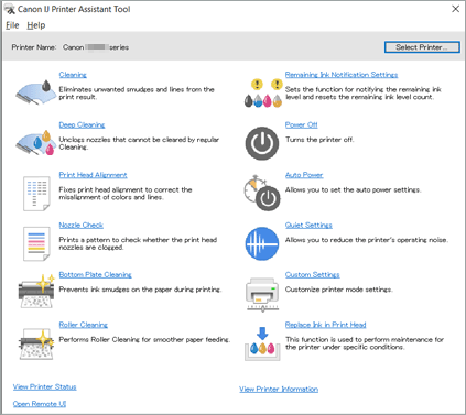 gambar: Canon IJ Printer Assistant Tool