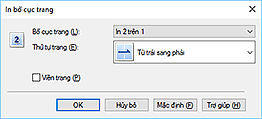 hình: Hộp thoại In bố cục trang