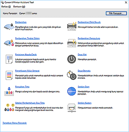 gambar: Canon IJ Printer Assistant Tool