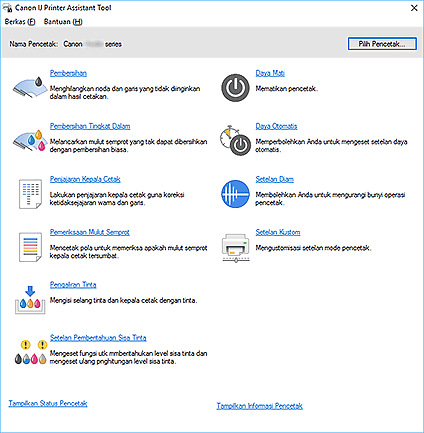 gambar: Canon IJ Printer Assistant Tool