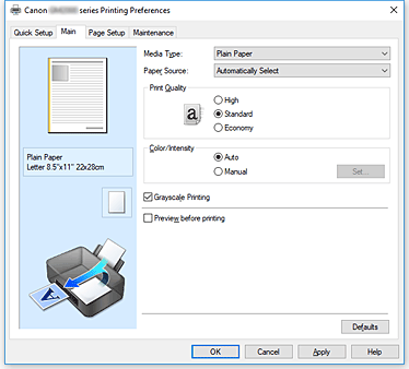 slika: kartica Glavno