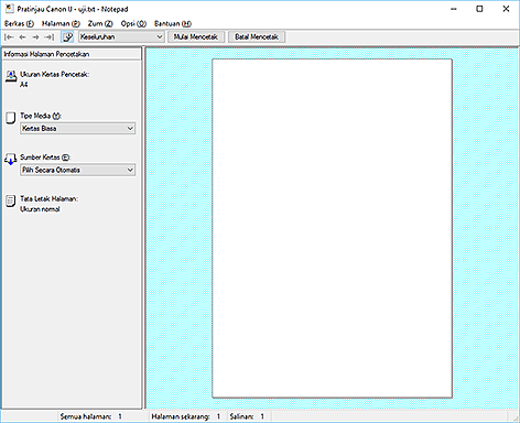gambar: Pratinjau Canon IJ