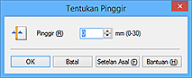 gambar: Kotak dialog Tentukan Pinggir