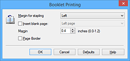 фигура: Диалогов прозорец &bdquo;Booklet Printing&rdquo;