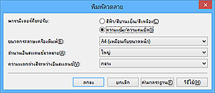 ภาพ: ไดอะล็อกบ็อกซ์ 'พิมพ์ลวดลาย'