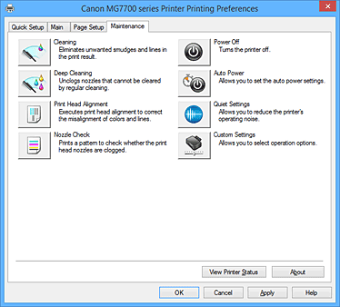 slika: kartica Vzdrževanje