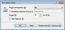 gambar: Kotak dialog Pencetakan Buku