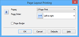 figura:Caseta de dialog Page Layout Printing