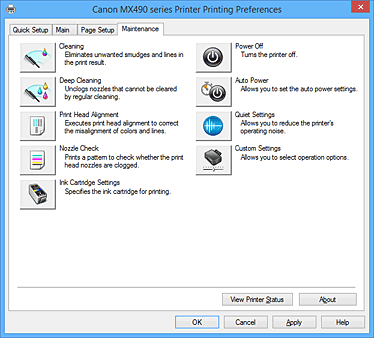 slika: kartica Vzdrževanje