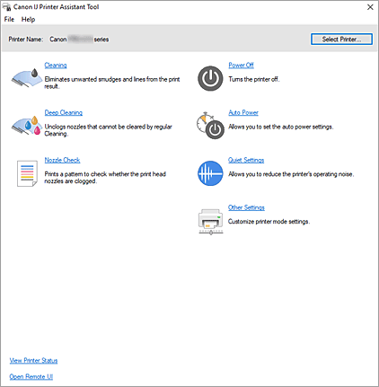 afbeelding: Canon IJ Printer Assistant Tool