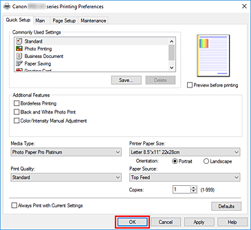 joonis: suvand OK vahekaardil Kiirhäälestamine