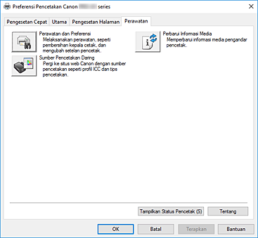 gambar: Tab Perawatan