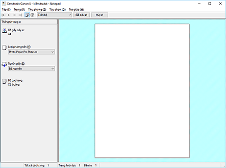 hình: Xem trước Canon IJ
