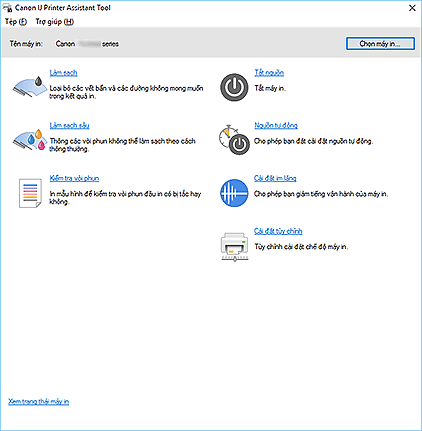 hình: Canon IJ Printer Assistant Tool