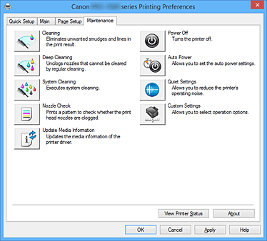 obrázek: Karta Údržba