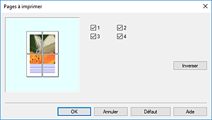 figure&nbsp;: Affichage de l'aperçu des paramètres dans l'onglet Configuration de la page