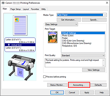 Imagen: Seleccione Contabilidad... en la pestaña Principal